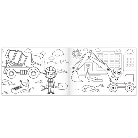 Set of coloring "Blue Tractor", 4 pcs. 12 p.-7