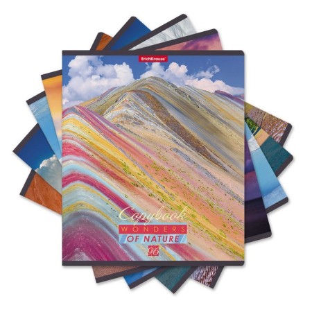 Notebook 96 LK ERICHKRAUSE WONDERS of Nature, glossy lamination, mix-1