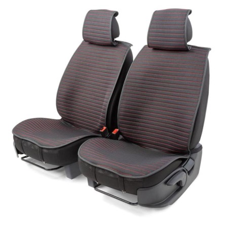 Front seats Car Performance, 2 pcs, alcantara, black-red