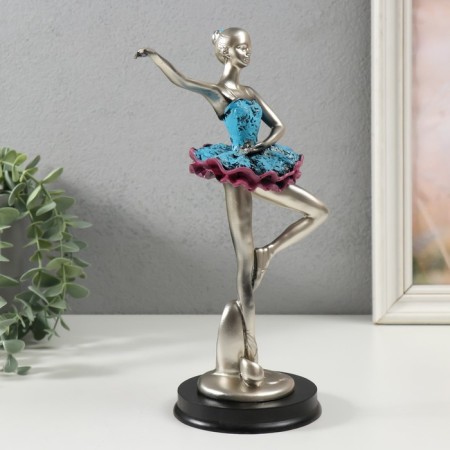 Polystone souvenir "Ballerina in the blue pack" 25x14x9 cm-1