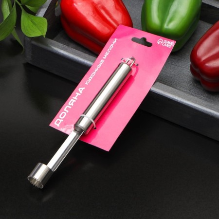 Knife for the core of the share "metallic", 21 cm, silver color-4