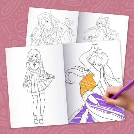 A set of coloring "Vaifa", A5, 2 pcs. 16 p.-1