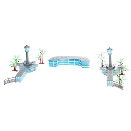 Game set "Airport", with metal machines-1