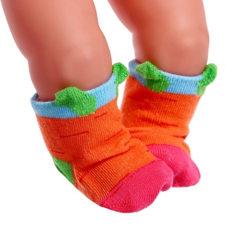 Accessories for dolls "Bunny", socks, bottles, nipple-8