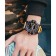 Watch is electronic watch, with an alarm clock, d-5.7 cm, strap L-26 cm, 5 atm, yellow strap