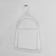 Hanger for hats, plastic, 24 × 30 cm, transparent color
