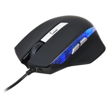 Mouse call 715G black/optical silver (3200DPI) USB (6but)-4