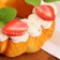 Flee - Magnet "Cake Eclat" with strawberries, 10x10x4cm