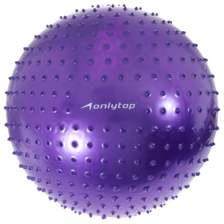 Fitball 55 cm, 800 g, massage, purple color-3