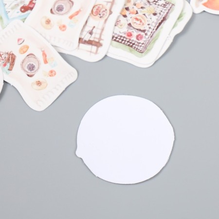 Stickers for creativity "Picnic" set 46 pcs 4.4x4.4x1.1 cm-2