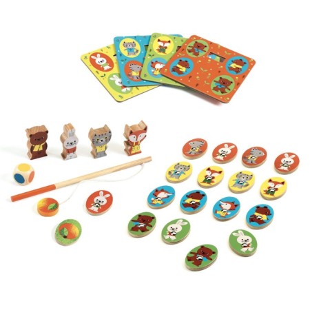 Board game Djeco Lyudo "Forest", 4 in 1-2