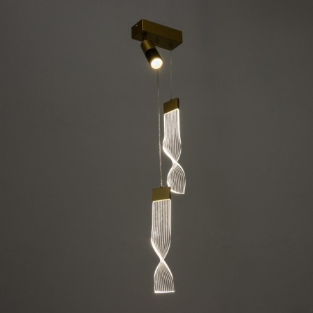 Lamp "Varum" LED 5+5+10W 3000-6000K Black 15x15x30-180cm-3