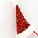 Carnival rim New Year for hair Children's "cap", red