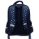 School backpack Bruno VisConti "Rabbit", 40 x 30 x 19 cm, ergonomic back, pencil case as a gift, blue