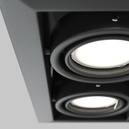 The built-in lamp Technical DL008-2-02-B, 2x50W, 24.5x12.6x7.2 cm, GU10, Black Color Black-7