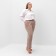 Women's pants Mist Plus-Size, size 58, gray-beige color
