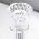 Glass of glass on1 candle "Pattern bud" on the leg D = 2 and 4 cm 7.7x7.7x17 cm