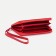 Women's wallet with a zipper, with a pen, red color