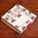 Box for sweets, 8 sweets and chocolate, 17.7 x 17.7 x 3.8 cm "bumps"