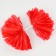 Pompom 1pc, red color