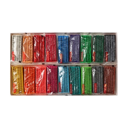 Plasticine 18 colors, 324 g, Erichkrause "Jolly Friends", with a stack, in cardboard packaging-2
