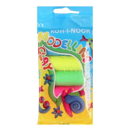Plasticine fluorescent 5 colors 105 g Koh-I-Noor Ocean