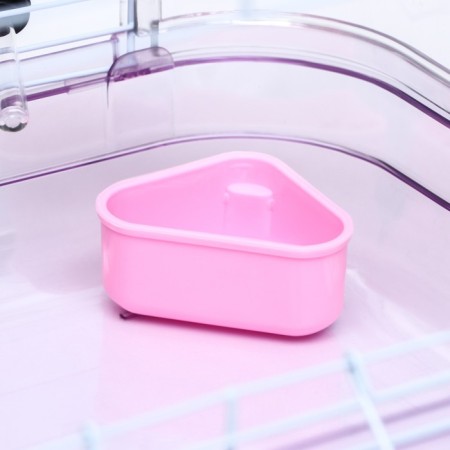 A cage for rodents with filling, 32 x 21 x 25 cm, pink-7