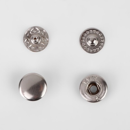 Installation button, alpha (S-shaped), d = 10 mm, nickel color-2