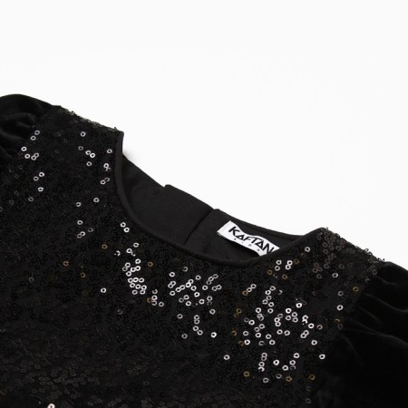 Платье детское нарядное KAFTAN рост 130, черный-1