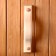 Handle "bridge" with plugs, aspen