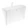 A5, Calligrata Top Deluxe, 6 departments, 500 μm, on a button, white with color separators