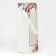 Package-carrier for flowers with a plastic window, “only for you”, white, 30 x 12 x 8 cm