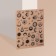 Nail stickers "Moon", voluminous, black color