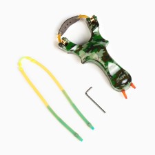 Camouflage slingshot Plastic, 15cm