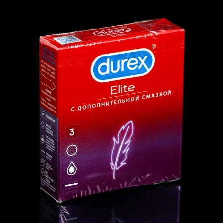 Durex Elite condoms, super -toned, 3 pcs