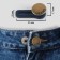 Button "Jeans" to expand the belt, 17 mm, antique color