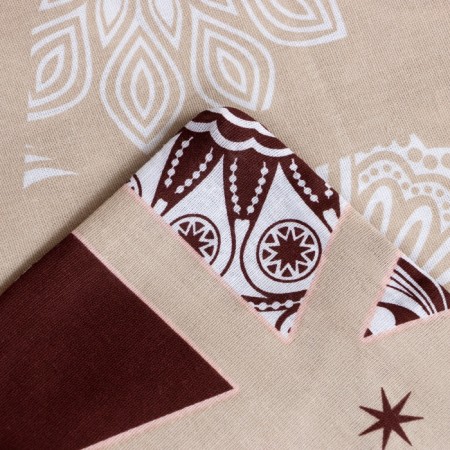 Bed linen Ethel 1.5sp "New Year's patchwork" 143x215cm, 150x214cm, 50x70cm-2 pcs-11