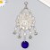 Suspension from the evil eye "Elephant in the Flower" + 5 suspensions 11x26.2 cm