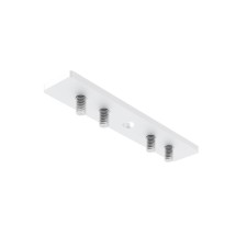 The connector is a straight line for the round low -profile busbar Exility, white
