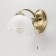 Sconces Citilux "Francesca" CL417313, 15x20 cm, 1x75W, E27, brown color
