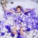 Balls for dry pool "mother -of -pearl", ball diameter 7.5 cm, set 150 pieces, white color