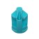 A desk of a desktop on a rotating stand of 5 items, Erichkrause Mini Desk, Pastel Mint, plastic, mint