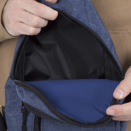 Squint bag ZFTS, textiles, blue color-5