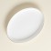 A plate for serving SL Home "Cascon", 25.4 × 18.5 × 2.5 cm, oval, bone porcelain, white