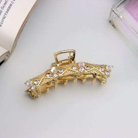 Hair crab "Kalie" arc, 6 cm, gold