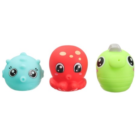 A set of bath toys "Catch the fish", bucket, spray, 4 pcs, crumb I-6