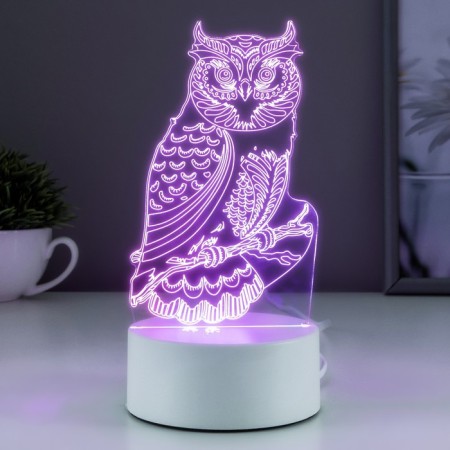 Owl lamp Led RGB from the network