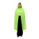 Carnival cloak adult, atlas, color light green length 120cm