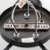 Causte "Online" (cylinder) 5x15W E27 Model: BR 00238 Black/Transparent