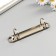 Ring metal clamp two internet rings 2.5 cm 12.5x3x2 cm